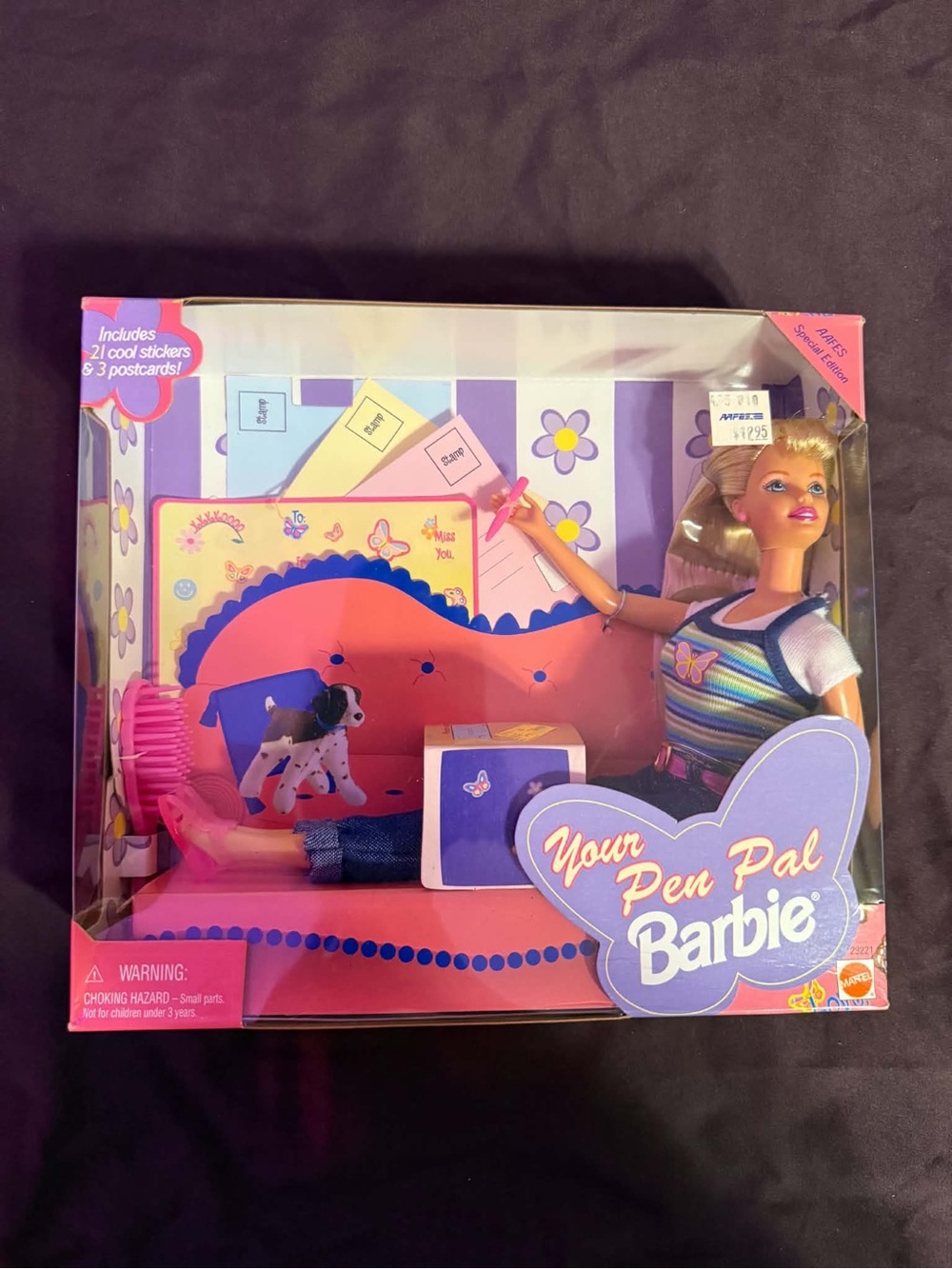 Barbie Vintage New Mattel 1998 Your Pen Pal AAFES Exclusive NRFB Blonde Hair
